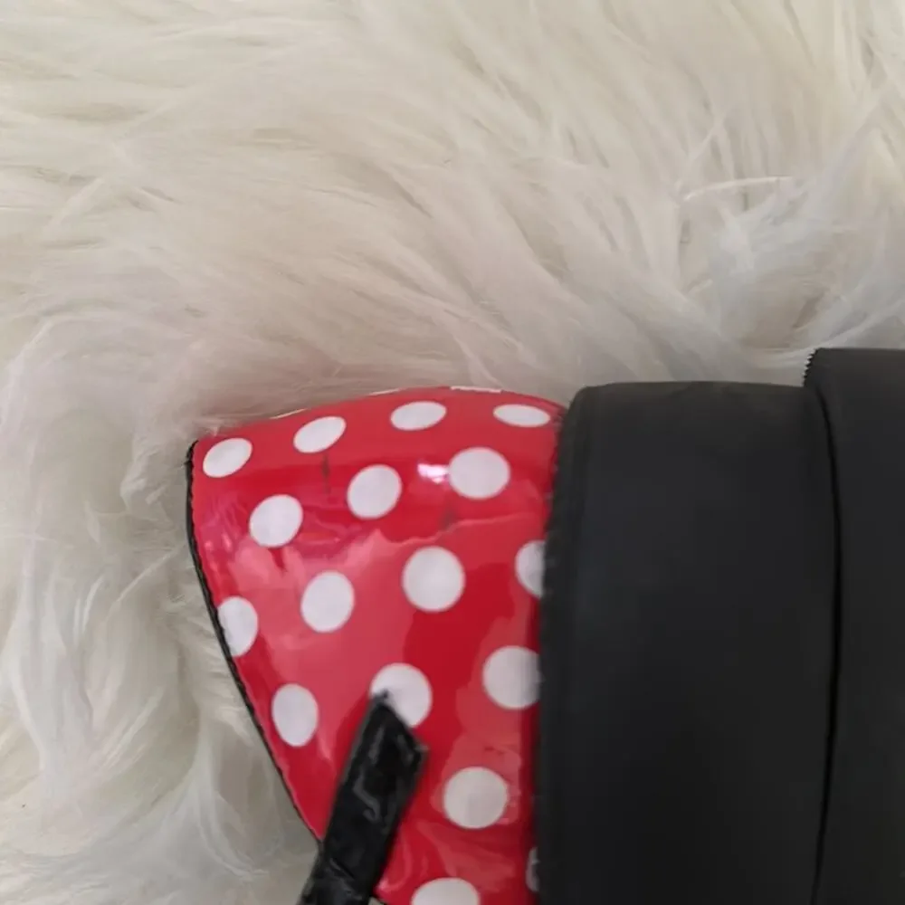Disney | Minnie Mouse Mary Jane Block Heel Shoes Size 2-3